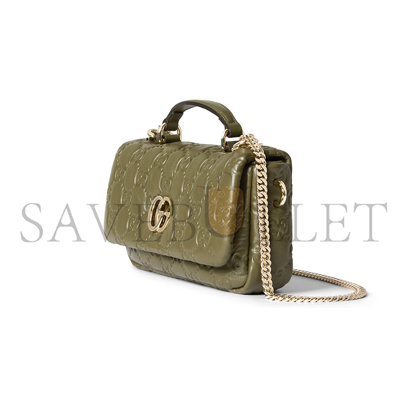 GUCCI GG MILANO SMALL TOP HANDLE BAG 806017 (21*12.5*4.6cm)
